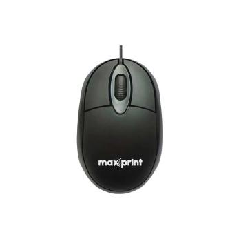 MOUSE MAXPRINT OPTICO SCROLL USB 60000164 PRETO