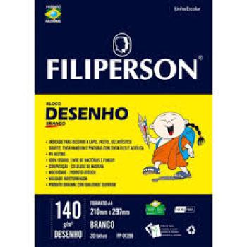 BLOCO TECNICO DESENHO A4 20FLS - FILIPERSON