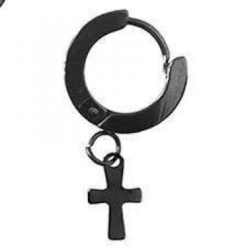 PIERCING CRUZ ARGOLA BLACK PI916