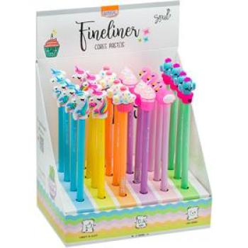 CANETA COM PONTA POROSA FINELINER 0,4 MM FUNNY - BRW