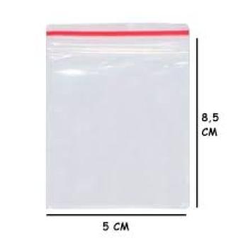 SACO ZIP NR 01 05x8,5CM - UNIDADE
