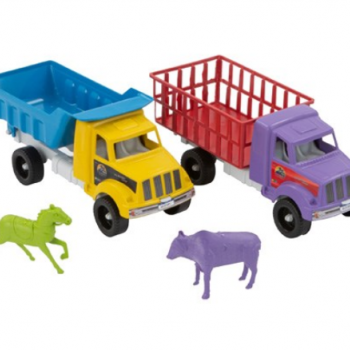 CAMINHAO BOIADEIRO 20 CM C 2 E ACESS 7 PCS REF