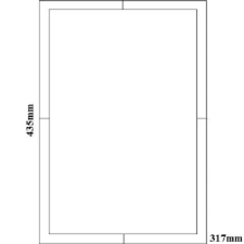 PAPEL DESENHO TECNICO BRANCO A-4 SEM MARGEM 140G