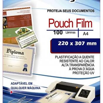 PLASTICO PLASTIFICACAO POUCH FILM 220X307MM 0,5 - MARES