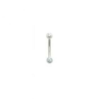 PIERCING TORTO ROSTO/SOBRANCELHA PRATA