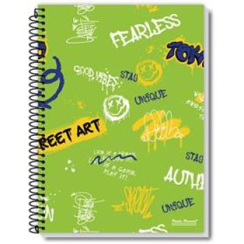 CADERNO 20X1 CAPA DURA ROX 400FLS