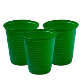 COPO DESCARTAVEL VERDE ESCURO 200ML C/50