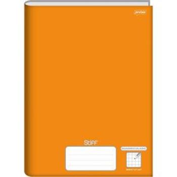 CADERNO BROCHURAO CD 96FLS LARANJA