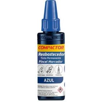 TINTA MARCADOR PERMA REABAST 020ML AZUL 00884 -  COMPACTOR