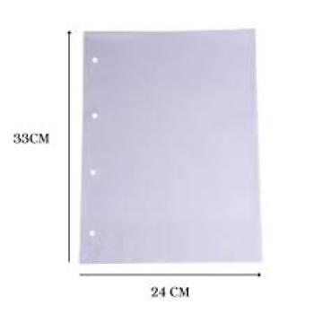 SACO PLASTICO 24X33 OF. 4 FUROS FINO 0,06MM
