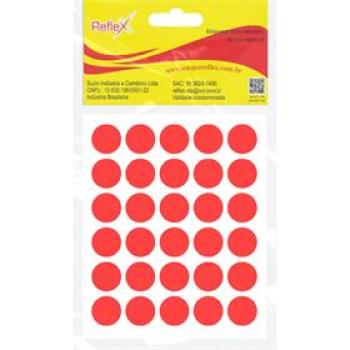 ETIQUETA REDONDA DIVERSAS CORES C/35