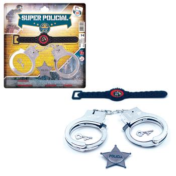 KIT SUPER POLICIAL COM 5PCS REF399