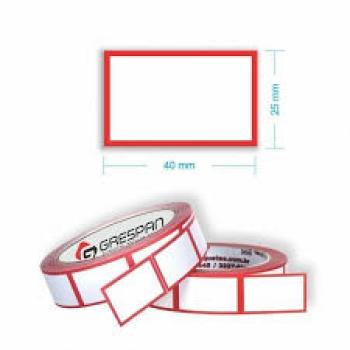 ETIQUETA PRECO AR-4 24X12MM ROLO 25M UNIDADE