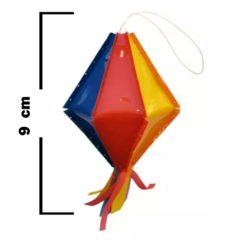 BALAO PLASTICO COLORIDO 9CM