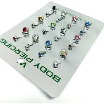 PIERCING DE UMBIGO C/1 STRASS COLOR PI23651044