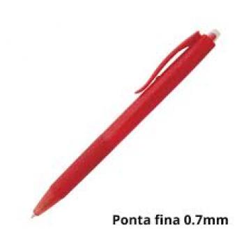 CANETA ESF RETRATIL BP-1RT-F 0.7MM PILOT VERMELHO