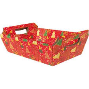 CESTA CAIXA PAPELAO MICROOND. NATAL 22X9X15