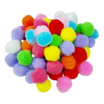POM POM 30CM CORES SORTIDAS PT8364