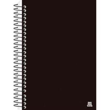 CADERNO ESP 1/4 70FLS CD KBOM BLACK 11143 - ANIMATIVA
