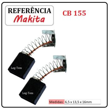 ESCOVA DE CARVÃO MAKITA - CB155 - C/ 1 PINO AUTO DESLIGANTE