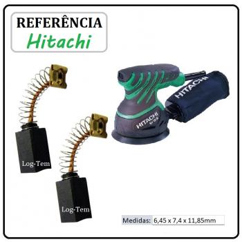 JOGO DE ESCOVA DE CARVÃO - LIXADEIRA ORBITAL HITACHI - 999-041 - SV 13 YB