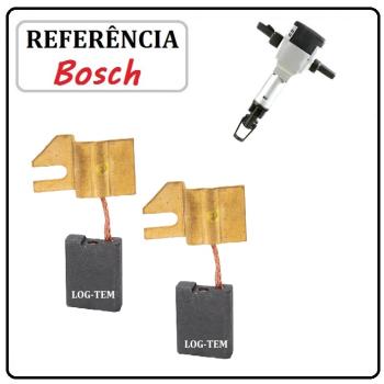 JOGO DE ESCOVA DE CARVÃO - MARTELO BOSCH - CA 65 - 11304 - ORIGINAL