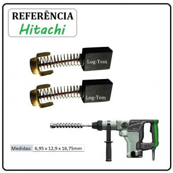 JOGO DE ESCOVA DE CARVÃO - MARTELETE HITACHI - 999-038 - DH 38 MS