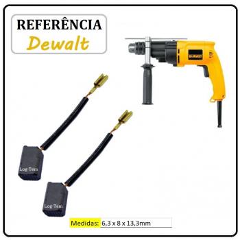 JOGO DE ESCOVA DE CARVÃO - FURADEIRA DEWALT - 401853-00 - DW 505