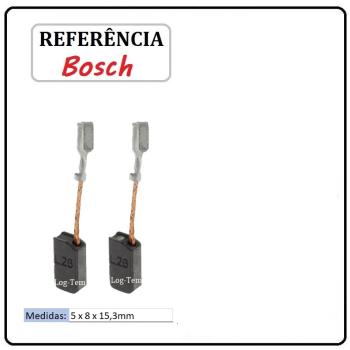 ESCOVA DE CARVÃO BOSCH - 5x8x15,3 mm