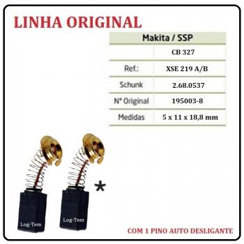 XSE 219 A/B - ESCOVA DE CARVÃO MAKITA - CB 327 - C/ 1 PINO