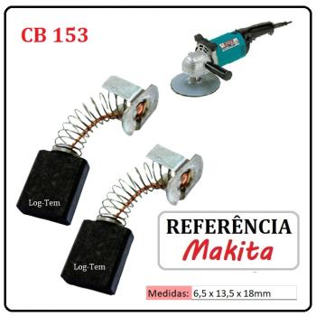 JOGO DE ESCOVA DE CARVÃO - LIXADEIRA MAKITA - 194985-1 - CB 153 - 9209 BR