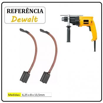 JOGO DE ESCOVA DE CARVÃO - FURADEIRA DEWALT -  176949-21 - DW 508 S B2