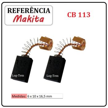 ESCOVA DE CARVÃO MAKITA -  6x10x16,5 mm - C/ 1 PINO AUTO DESLIGANTE