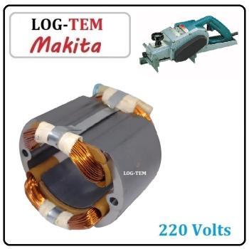 K-4-4-11 / 623014-8 - ESTATOR / BOBINA / CAMPO - PLAINA ELETRICA MAKITA 220 V - 1100 - POS.16 - ORIGINAL
