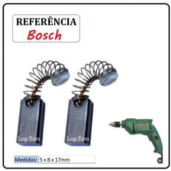 JOGO DE ESCOVA DE CARVÃO - FURADEIRA BOSCH - 9618083787 - 1106.0 - PBM 350
