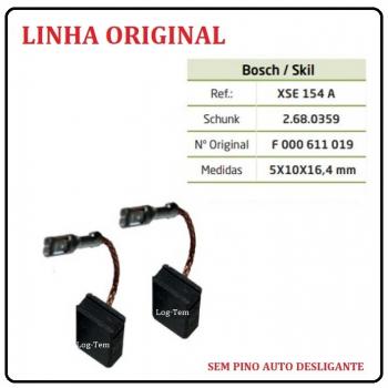 P4-3-1 / XSE 154 A - ESCOVA DE CARVÃO BOSCH - 1800 - S/ PINO