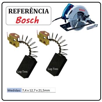 JOGO DE ESCOVA DE CARVÃO - SERRA CIRCULAR BOSCH - 1619P01685 - 1E7A - GKS 235