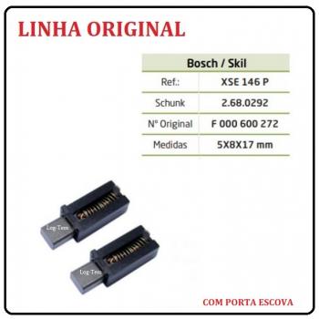 XSE 146 P - ESCOVA DE CARVÃO BOSCH - 9618086870 - C/ PORTA ESCOVA