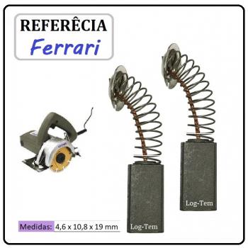 Z-2 / LC 35 - JOGO DE ESCOVA  - SERRA MARMORE FERRARI - SIMILAR