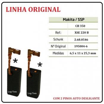 XSE 220 B - ESCOVA DE CARVÃO MAKITA - CB 350 - C/ 2 PINOS