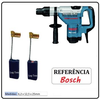 JOGO DE ESCOVA DE CARVÃO - MARTELO BOSCH - 1617014138  - 11240 - GBH 5-38 D