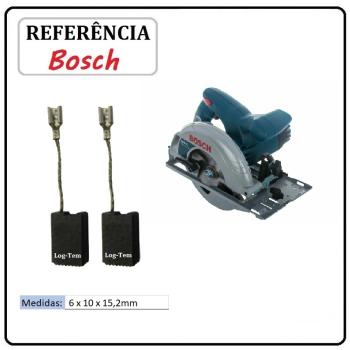 JOGO DE ESCOVA  DE CARVÃO -  SERRA BOSCH - 1607014176 - 1F64 - GKS 55