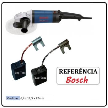 JOGO DE ESCOVA DE CARVÃO - POLITRIZ BOSCH - 9618086921 - 1366.7 - GPO 14 E