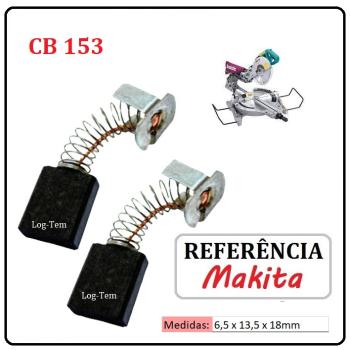 JOGO DE ESCOVA DE CARVÃO - SERRA ESQUADRILHA MAKITA - 194985-1 - CB 153 - LS 1013