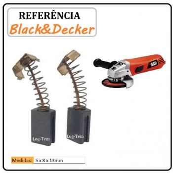 AL-33-6 / JOGO DE ESCOVA DE CARVÃO - ESMERILHADEIRA BLACK & DECKER - 5140002-35 - G 720