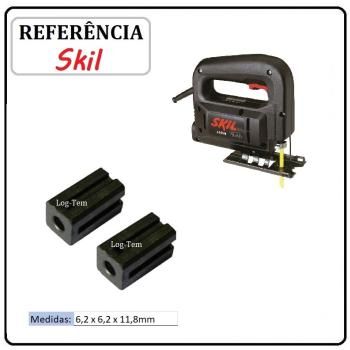 JOGO DE ESCOVA DE CARVÃO - SERRA TICO-TICO SKIL -  2610386546 - 4060