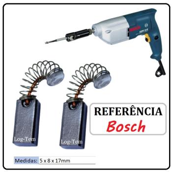 JOGO DE ESCOVA DE CARVÃO - ROSQUEADEIRA BOSCH - 1607014117 - 1462.7 - GGW 10 E