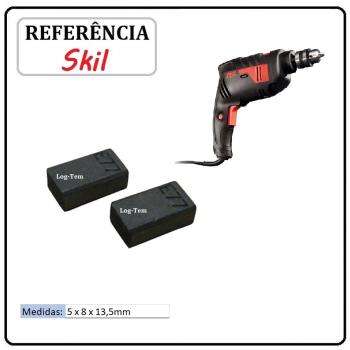 JOGO DE ESCOVA  DE CARVÃO -  FURADEIRA SKIL - 1619X07733 - 6552