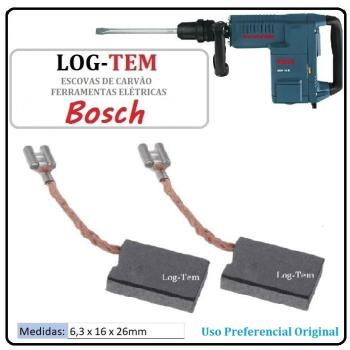 JOGO DE ESCOVA DE CARVÃO - MARTELO BOSCH - 1617014126 - 11316 - GSH 11 E - IMPORTADO