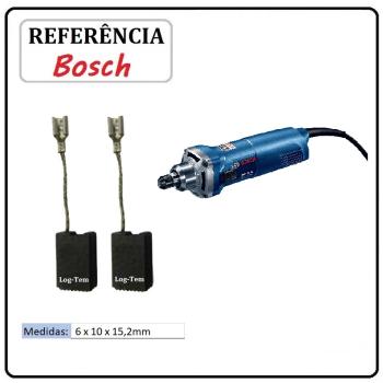JOGO DE ESCOVA  DE CARVÃO - RETIFICA BOSCH - 1607014176 - 1B20 - GGS 28 C
